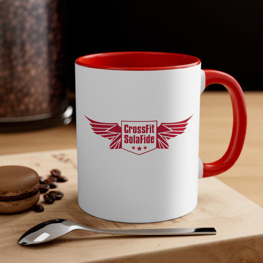 Accent Mug with Wing Logo