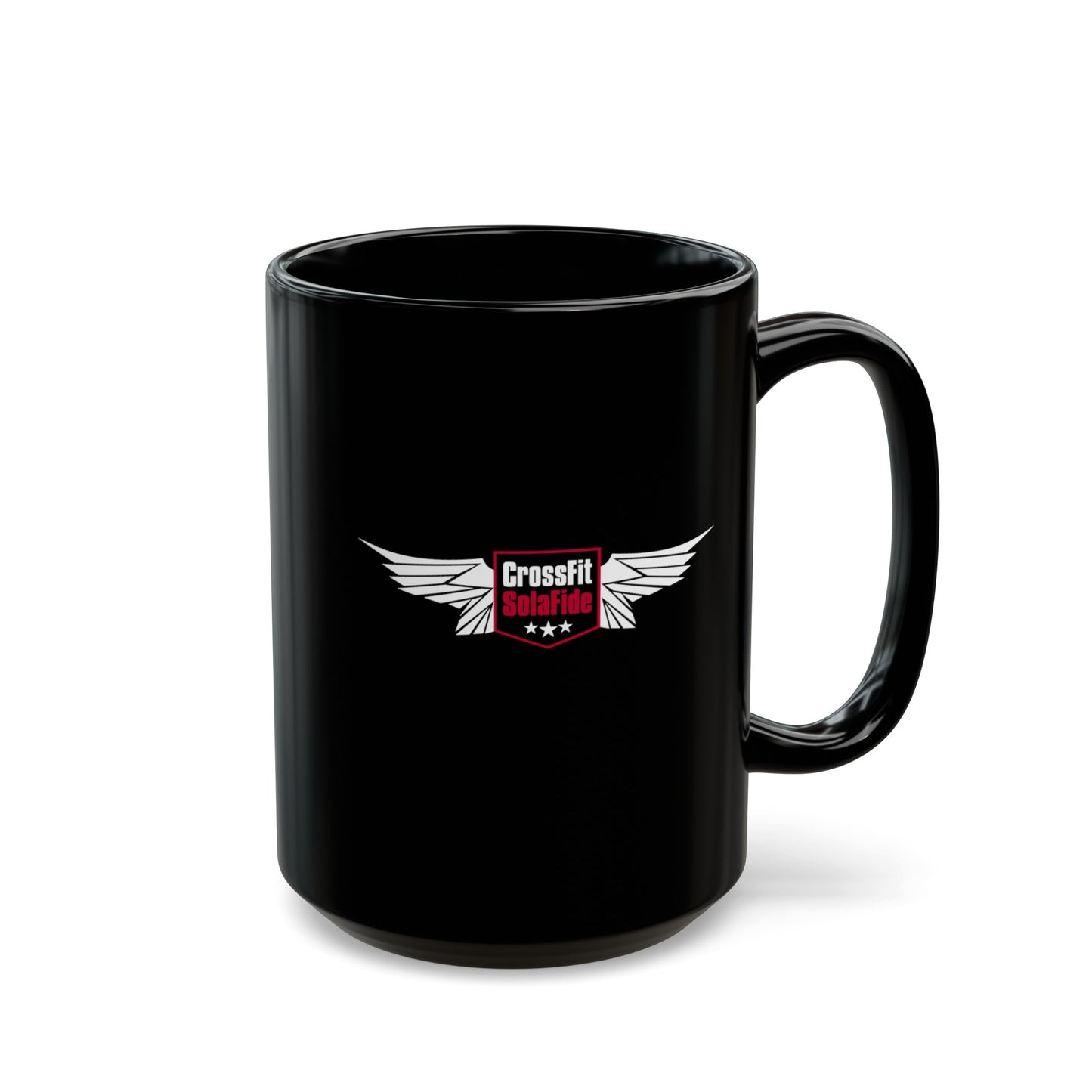 Black Mug with Wings